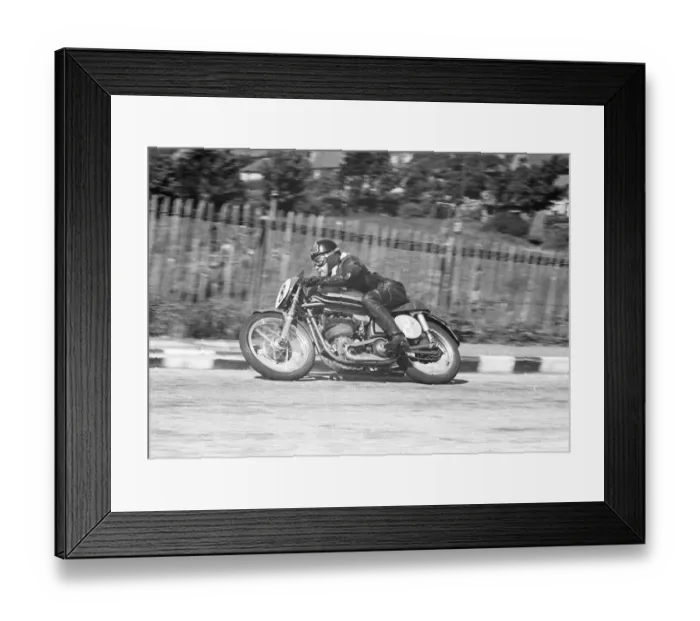 Framed Print : Cromie McCandless (Norton) 1952 Senior TT Framed Print : Cromie McCandless (Norton) 1952 Senior TT