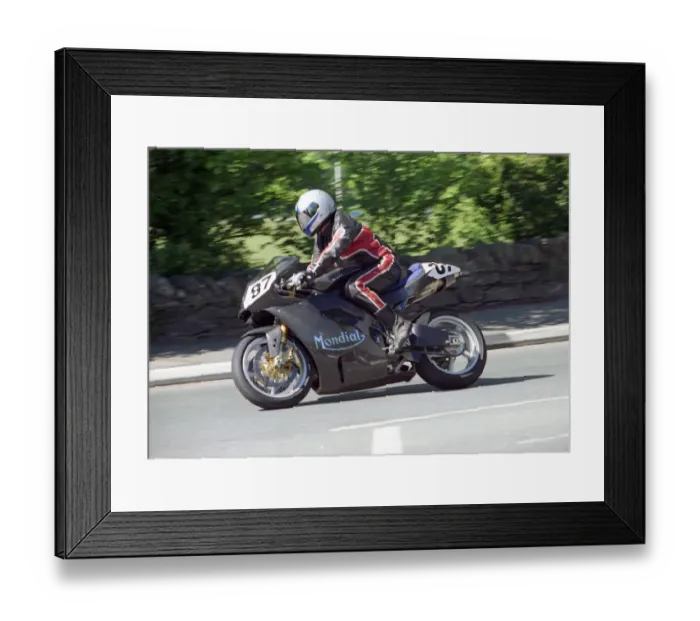 Framed Print : Giovanni Marianini (Mondial) 2002 Parade Lap Framed Print : Giovanni Marianini (Mondial) 2002 Parade Lap