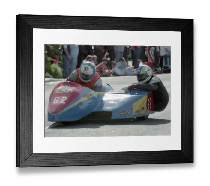 Framed Print : Franco Martinel & Steve Knowles (MSDF Yamaha) 1993 Sidecar TT Framed Print : Franco Martinel & Steve Knowles (MSDF Yamaha) 1993 Sidecar TT