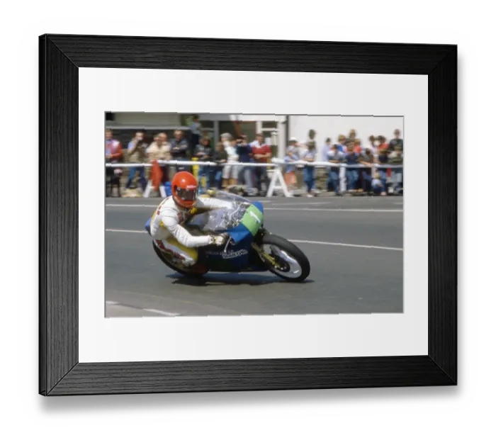 Framed Print : Graeme McGregor (EMC) 1984 Junior TT Framed Print : Graeme McGregor (EMC) 1984 Junior TT