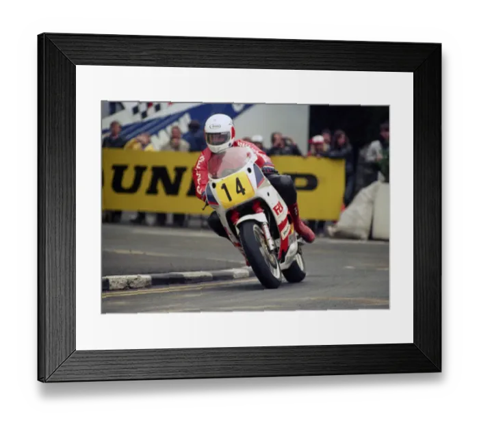 Framed Print : Graeme McGregor (Yamaha) 1987 Senior TT Framed Print : Graeme McGregor (Yamaha) 1987 Senior TT
