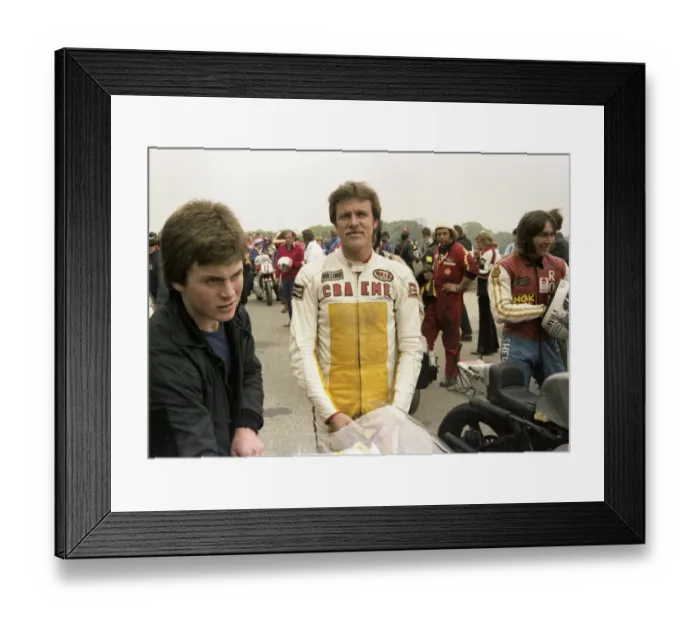 Framed Print : Graeme McGregor (Yamaha) 1979 Classic TT Framed Print : Graeme McGregor (Yamaha) 1979 Classic TT