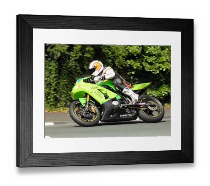 Framed Print : Andy Farrell (Kawasaki) 2010 Ultra Lightweight Manx Grand Prix Framed Print : Andy Farrell (Kawasaki) 2010 Ultra Lightweight Manx Grand Prix