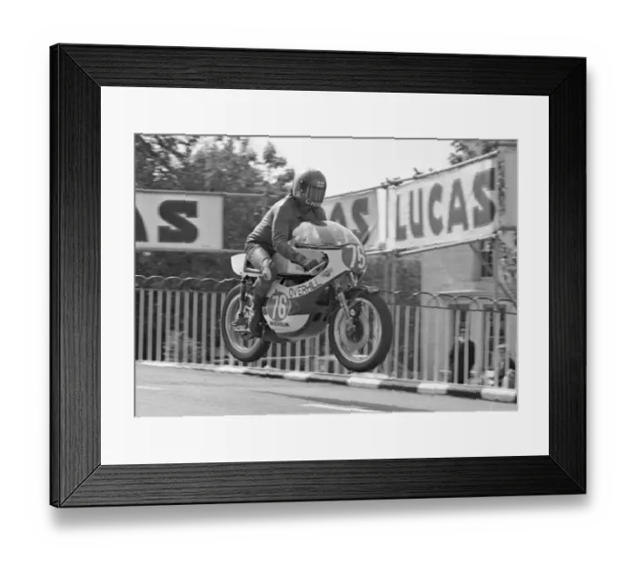 Framed Print : Chris McGahan (Yamaha) 1975 Lightweight TT Framed Print : Chris McGahan (Yamaha) 1975 Lightweight TT