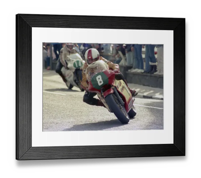 Framed Print : Gene McDonnell (EMC) 1986 Junior TT Framed Print : Gene McDonnell (EMC) 1986 Junior TT