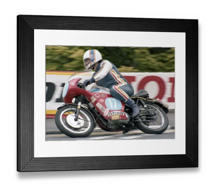 Framed Print : Dennis McMillan (Triumph) 1979 Formula Two TT Framed Print : Dennis McMillan (Triumph) 1979 Formula Two TT