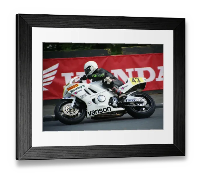 Framed Print : Craig McLean (Honda) 1995 Junior TT Framed Print : Craig McLean (Honda) 1995 Junior TT