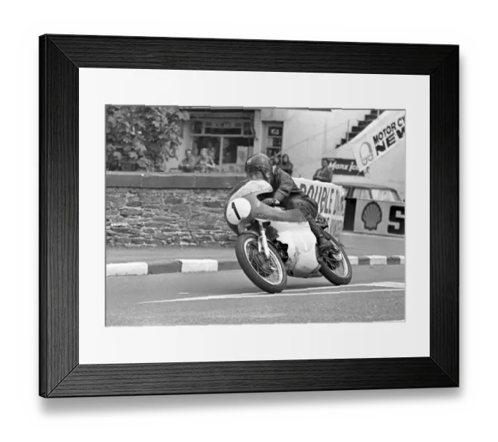 Framed Print : Sam McClements (Aermacchi) 1973 Junior Manx Grand Prix Framed Print : Sam McClements (Aermacchi) 1973 Junior Manx Grand Prix