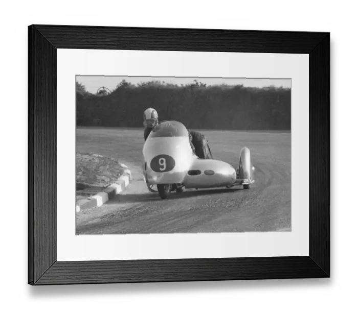 Framed Print : Pat Millard & H G Winter (Norton) 1957 Sidecar TT Framed Print : Pat Millard & H G Winter (Norton) 1957 Sidecar TT