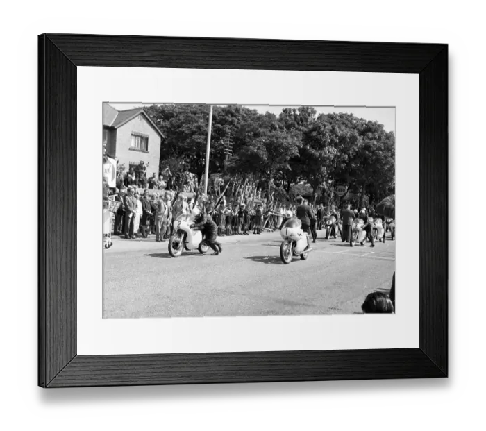Framed Print : Roy Ingram Norton Alistair King Bianchi 1961 Junior TT Framed Print : Roy Ingram Norton Alistair King Bianchi 1961 Junior TT