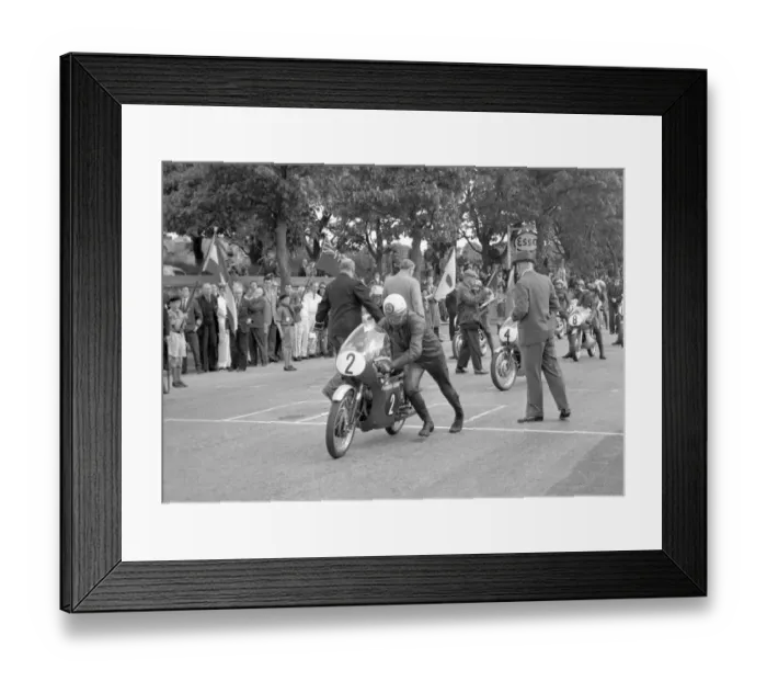 Framed Print : Sid Mizen (Honda) 1965 Ultra Lightweight TT Framed Print : Sid Mizen (Honda) 1965 Ultra Lightweight TT