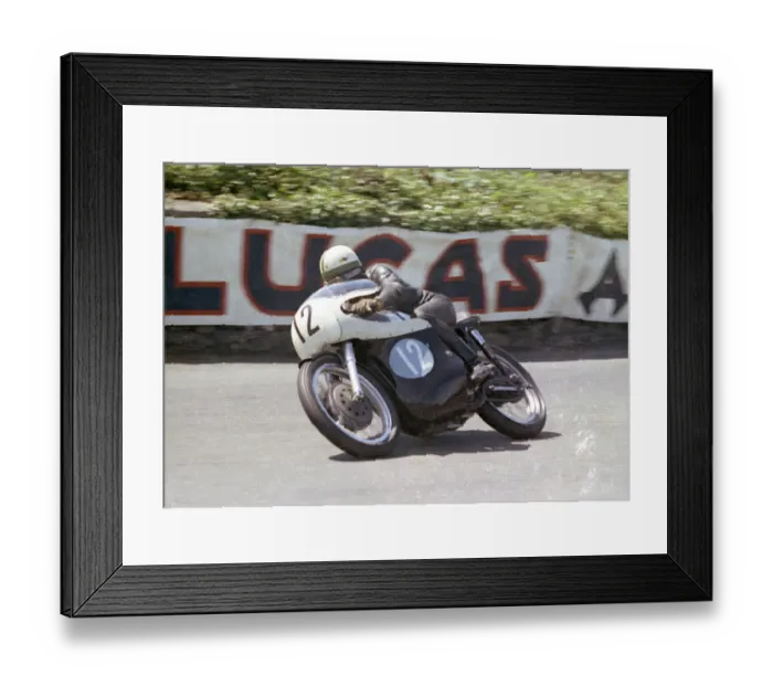 Framed Print : Derek Minter (Norton) 1965 Junior TT Framed Print : Derek Minter (Norton) 1965 Junior TT