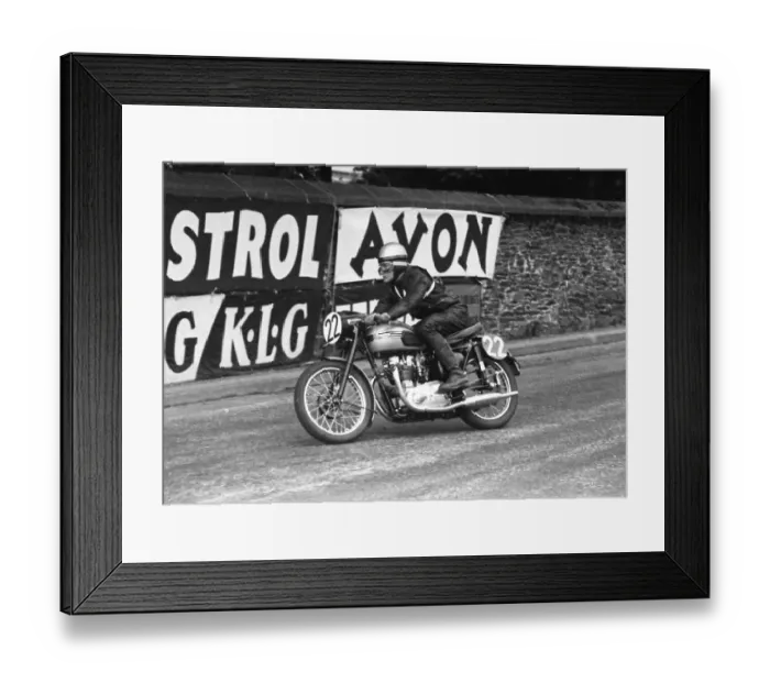 Framed Print : D C Middleton (Triumph) 1955 Senior Clubman TT Framed Print : D C Middleton (Triumph) 1955 Senior Clubman TT