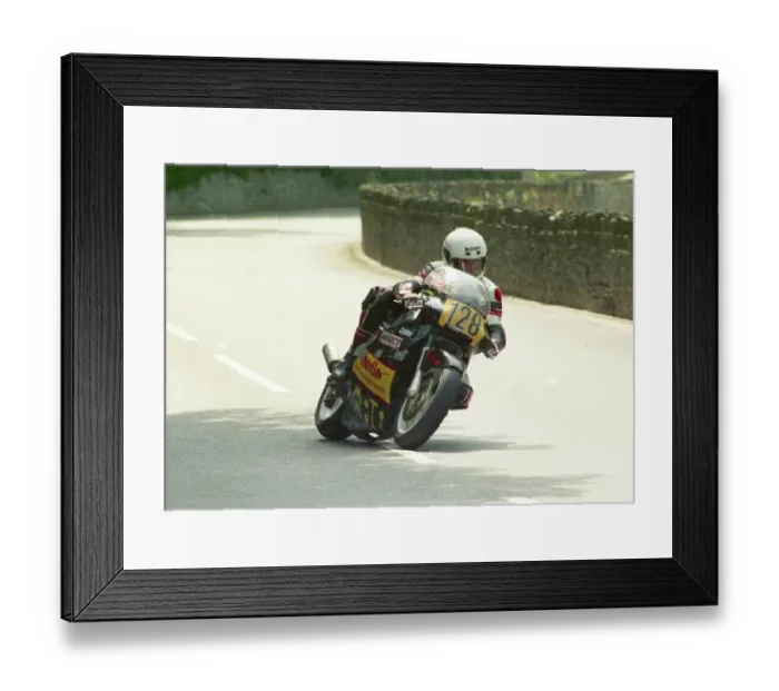 Framed Print : Andreas Moll (Martin) 1988 Senior TT Framed Print : Andreas Moll (Martin) 1988 Senior TT