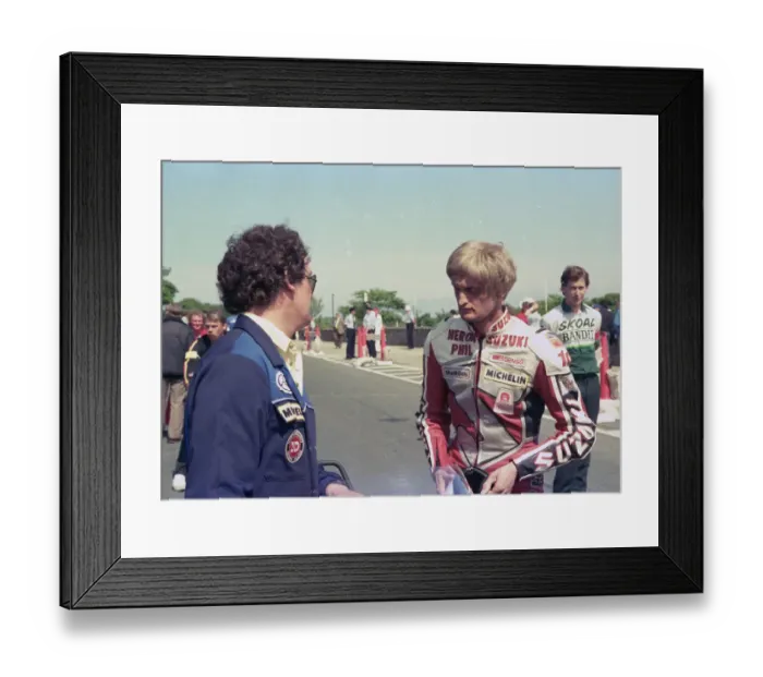 Framed Print : Phil Mellor 1987 TT Framed Print : Phil Mellor 1987 TT