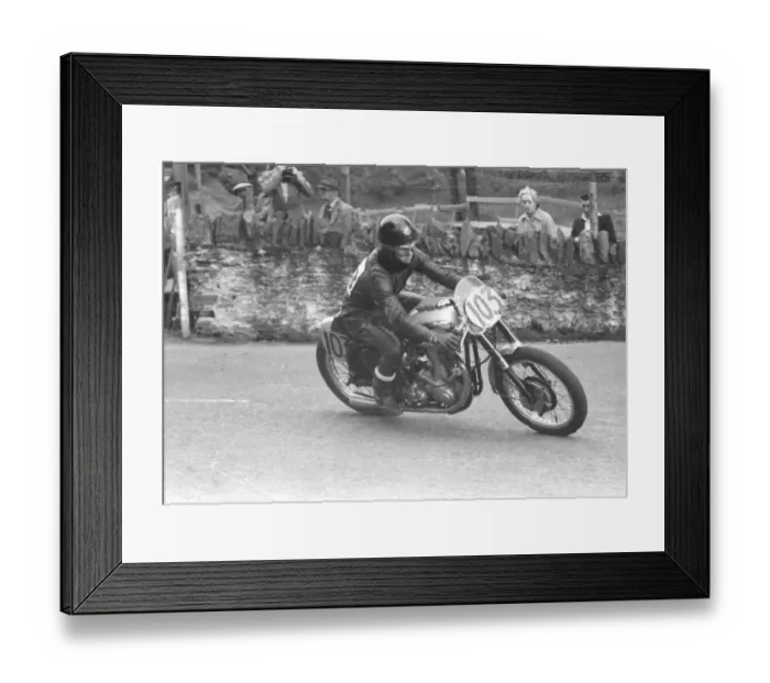 Framed Print : Allen Malam (BSA) 1958 Junior Snaefell Manx Grand Prix Framed Print : Allen Malam (BSA) 1958 Junior Snaefell Manx Grand Prix