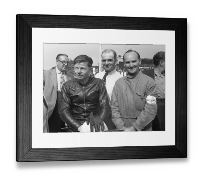 Framed Print : Roy Mayhew (AJS) 1959 Junior Manx Grand Prix Framed Print : Roy Mayhew (AJS) 1959 Junior Manx Grand Prix
