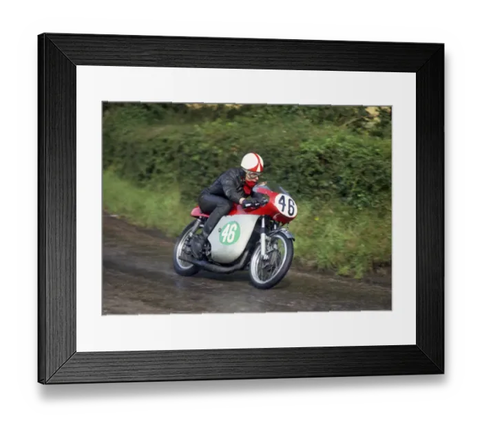 Framed Print : Alf Mayrs (Bultaco) 1968 Lightweight Manx Grand Prix Framed Print : Alf Mayrs (Bultaco) 1968 Lightweight Manx Grand Prix