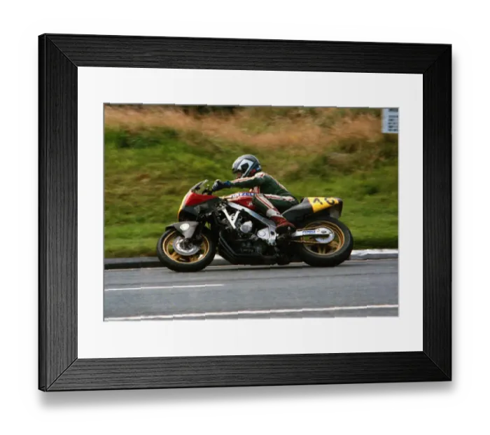 Framed Print : Stuart Marshall (Honda) 1990 Senior Manx Grand Prix Framed Print : Stuart Marshall (Honda) 1990 Senior Manx Grand Prix