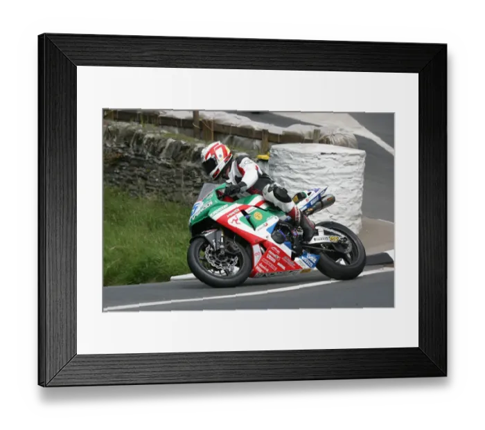 Framed Print : Karsten Schmidt (Honda) 2010 Supersport TT Framed Print : Karsten Schmidt (Honda) 2010 Supersport TT