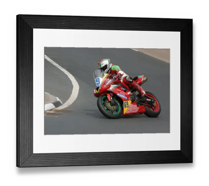 Framed Print : David Jones (Triumph) 2010 Supersport TT Framed Print : David Jones (Triumph) 2010 Supersport TT