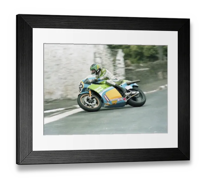 Framed Print : John Robinson (Suzuki) 1982 Southern 100