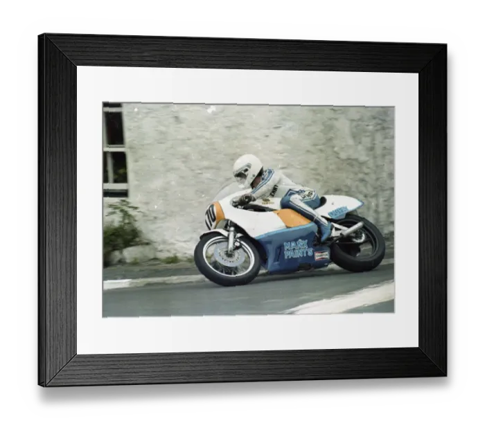 Framed Print : Kenny Harrison (Yamaha) 1982 Southern 100 Framed Print : Kenny Harrison (Yamaha) 1982 Southern 100