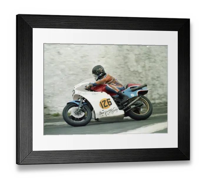 Framed Print : John Crellin (Suzuki) 1982 Southern 100 Framed Print : John Crellin (Suzuki) 1982 Southern 100