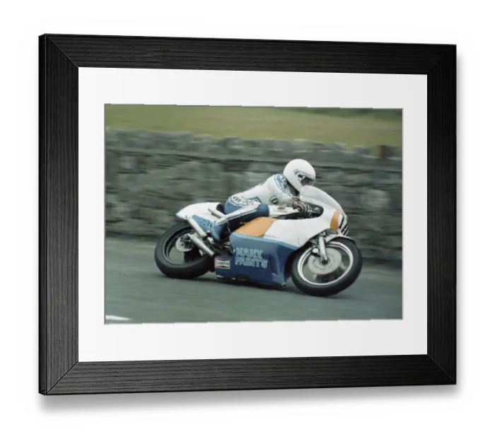 Framed Print : Kenny Harrison (Yamaha) 1982 Southern 100 Framed Print : Kenny Harrison (Yamaha) 1982 Southern 100