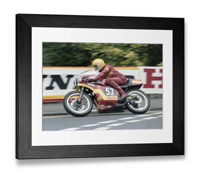 Framed Print : Derek Loan (Suzuki) 1979 Formula Three TT Framed Print : Derek Loan (Suzuki) 1979 Formula Three TT
