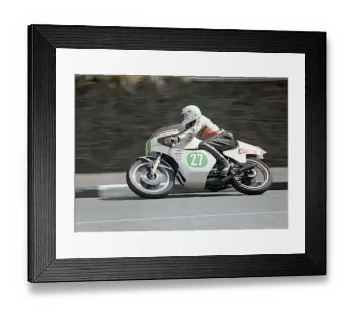 Framed Print : Mike Duncan (Yamaha) 1979 Junior TT