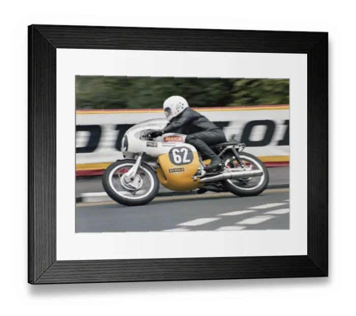 Framed Print : Fred Launchbury (Maico) 1979 Formula Three TT Framed Print : Fred Launchbury (Maico) 1979 Formula Three TT