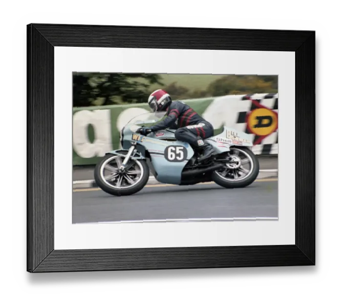 Framed Print : Bill Bowman (Yamaha) 1979 Formula Three TT Framed Print : Bill Bowman (Yamaha) 1979 Formula Three TT
