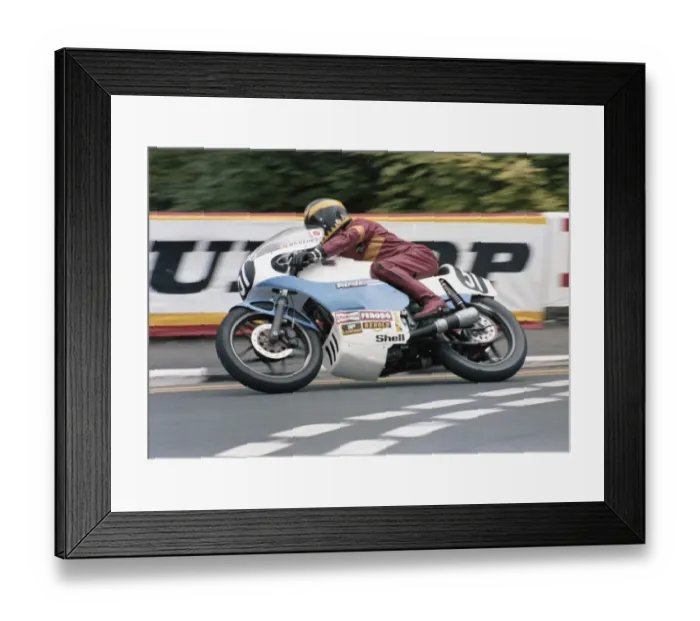 Framed Print : Brian Peters (Shepherd Suzuki) 1979 Formula Three TT Framed Print : Brian Peters (Shepherd Suzuki) 1979 Formula Three TT