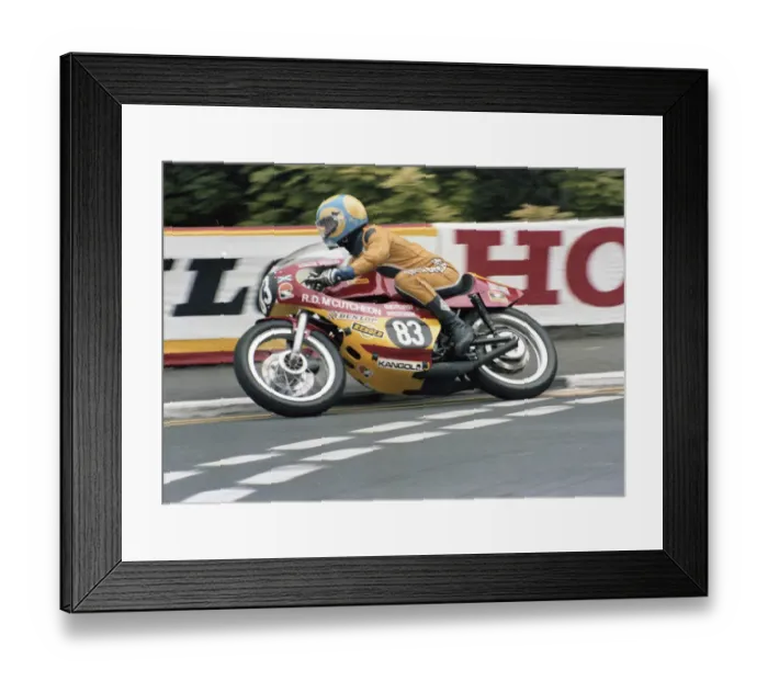 Framed Print : Bryan Robson (Yamaha) 1979 Formula Three TT Framed Print : Bryan Robson (Yamaha) 1979 Formula Three TT
