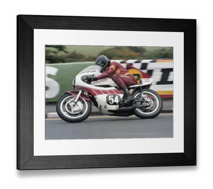 Framed Print : Dennis Casement (Yamaha) 1979 Formula Three TT Framed Print : Dennis Casement (Yamaha) 1979 Formula Three TT