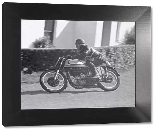 Tony Barham (Norton) 1951 Senior Manx Grand Prix