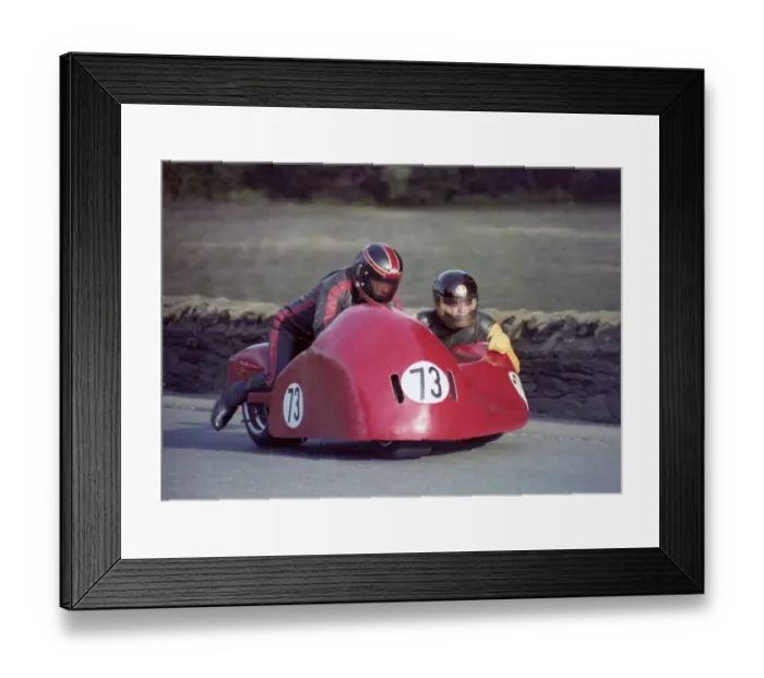 Framed Print : John Brandon & Clive Price (Honda) 1983 Sidecar TT Framed Print : John Brandon & Clive Price (Honda) 1983 Sidecar TT