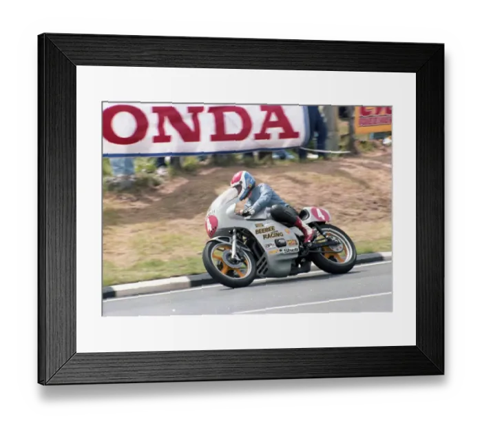 Framed Print : Malcolm Lucas (Honda) 1983 Formula One TT Framed Print : Malcolm Lucas (Honda) 1983 Formula One TT