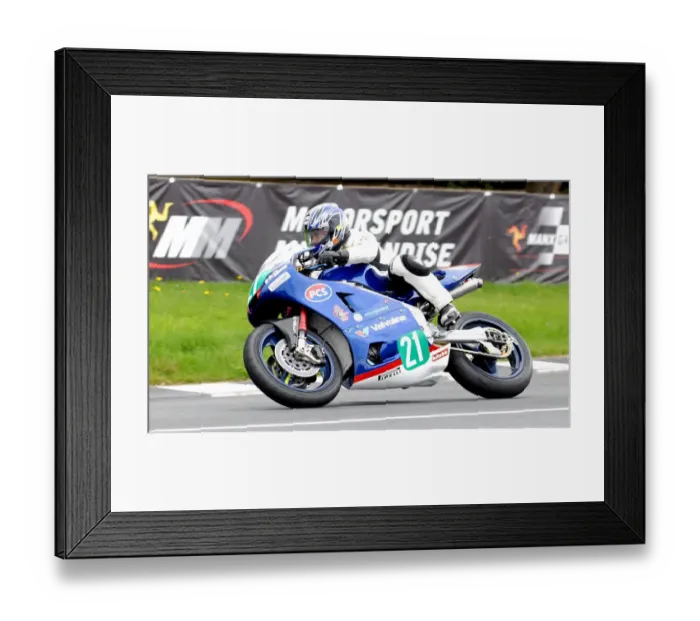 Framed Print : Alan Jackson (Kawasaki) 2011 Supertwin Manx Grand Prix Framed Print : Alan Jackson (Kawasaki) 2011 Supertwin Manx Grand Prix