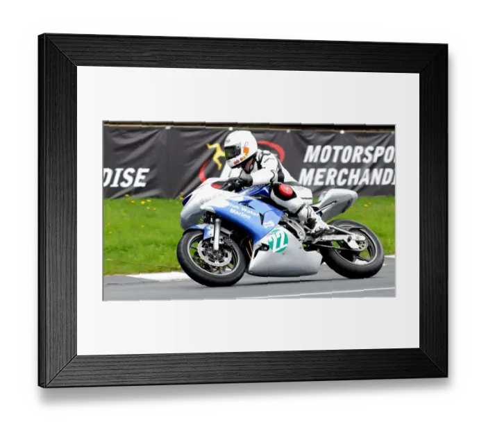 Framed Print : Andy McPherson (Kawasaki) 2011 Supertwin Manx Grand Prix Framed Print : Andy McPherson (Kawasaki) 2011 Supertwin Manx Grand Prix
