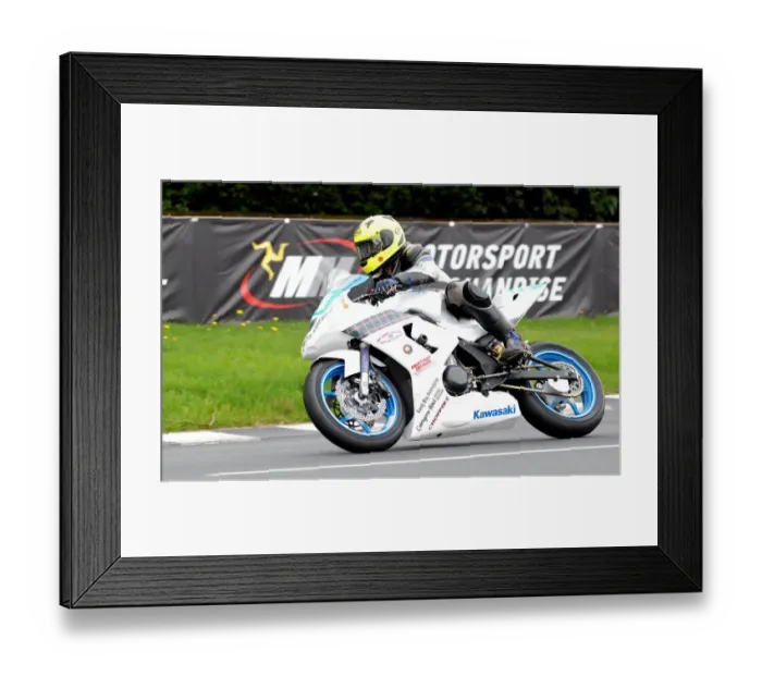 Framed Print : Bryan Allan (Kawasaki) 2011 Supertwin Manx Grand Prix Framed Print : Bryan Allan (Kawasaki) 2011 Supertwin Manx Grand Prix