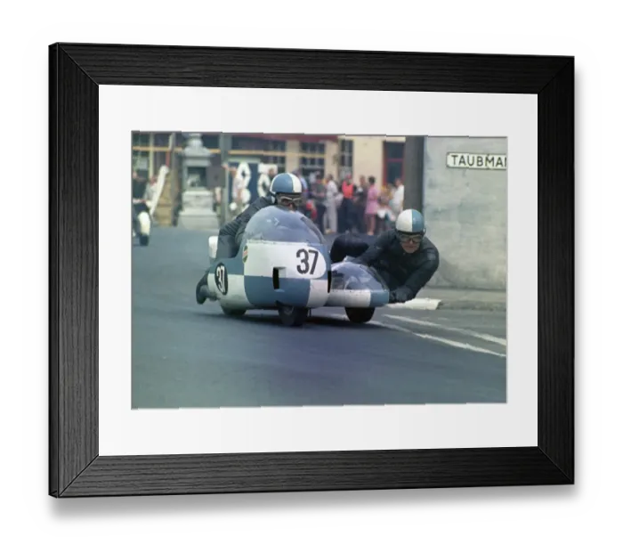 Framed Print : John Crick & D Senior (Windrick BSA) 1970 500 Sidecar TT Framed Print : John Crick & D Senior (Windrick BSA) 1970 500 Sidecar TT
