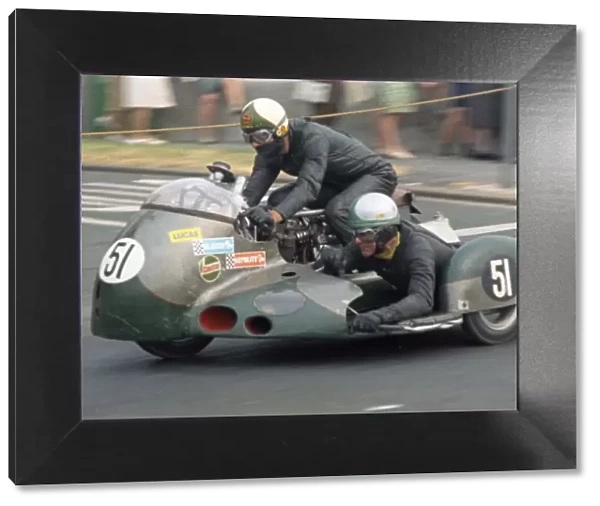 Mick Wortley & J Wilson (M. D. W. ) 1970 500 Sidecar TT