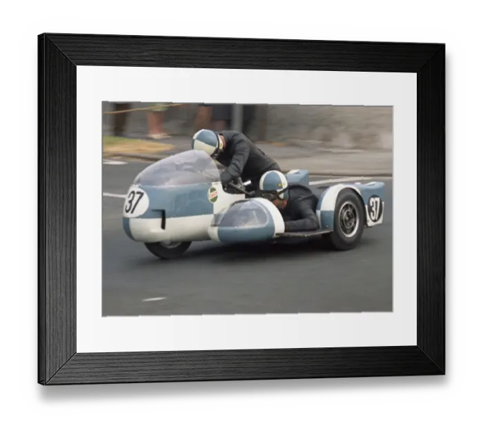 Framed Print : John Crick & D Senior (Windrick BSA) 1970 500 Sidecar TT Framed Print : John Crick & D Senior (Windrick BSA) 1970 500 Sidecar TT