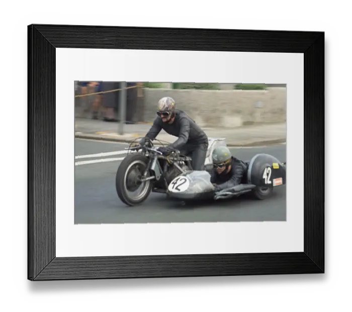 Framed Print : Jack Forrest & Ian Forrest (BSA) 1970 500 Sidecar TT Framed Print : Jack Forrest & Ian Forrest (BSA) 1970 500 Sidecar TT