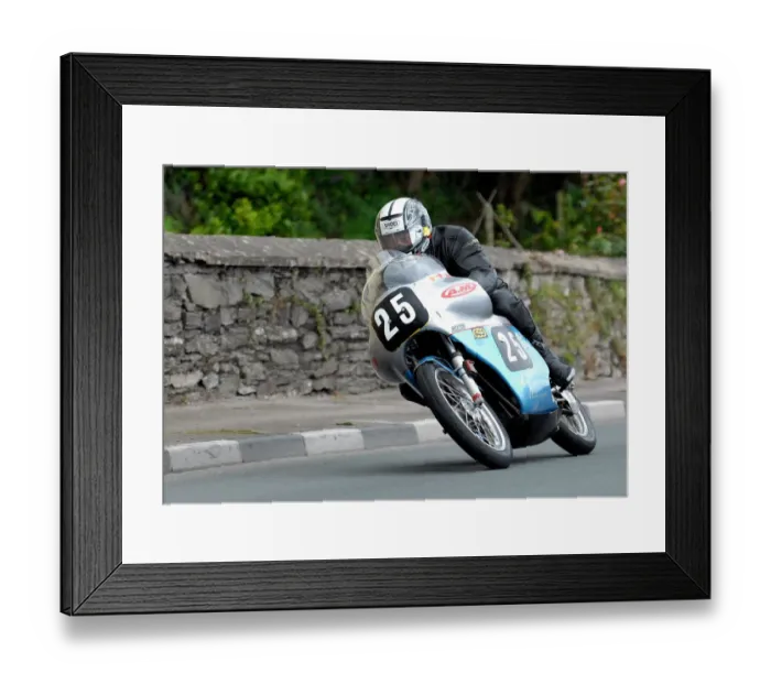 Framed Print : Ian Bainbridge (Petty Norton) 2011 Senior Classic Manx Grand Prix Framed Print : Ian Bainbridge (Petty Norton) 2011 Senior Classic Manx Grand Prix