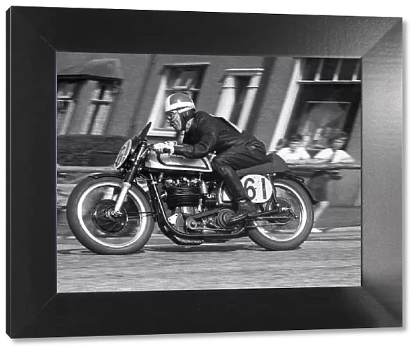 Frank Fox (Norton) 1953 Junior Manx Grand Prix
