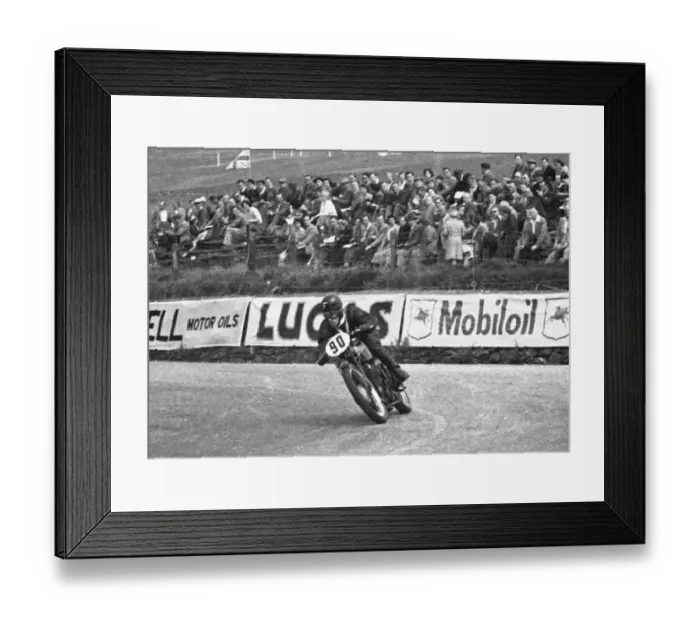 Framed Print : Freddie Fairbairn (Velocette) 1951 Junior TT Framed Print : Freddie Fairbairn (Velocette) 1951 Junior TT