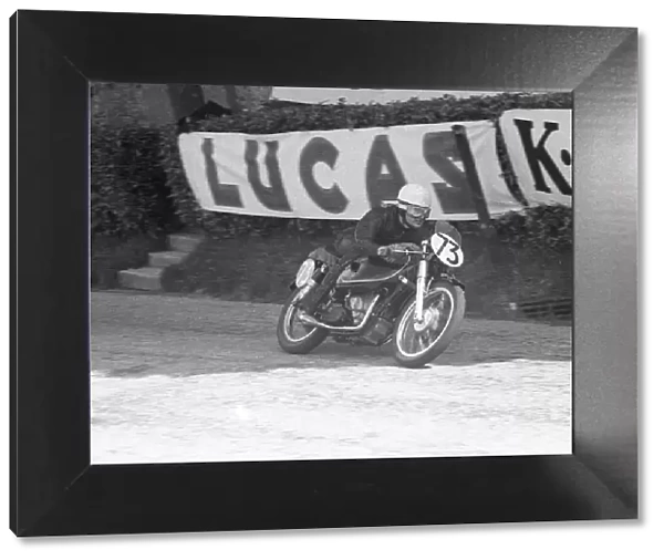 Derek Farrant (AJS) 1954 Junior TT